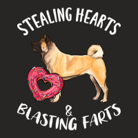 Limited Edition Stealing Hearts Blasting Farts Akita Valentines Day Ladies Fitted T-shirt | Artistshot