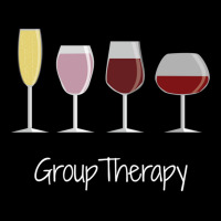 Funny Women Wine Gift Idea Tee - Group Therapy Long Sleeve Maternity Scoop Neck T-shirt | Artistshot