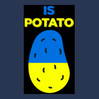 Is Potato As Seen On Late Night Television Poster Yellow Men Denim Jacket | Artistshot