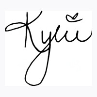 Kylie Signature Poster Hippie T-shirt | Artistshot