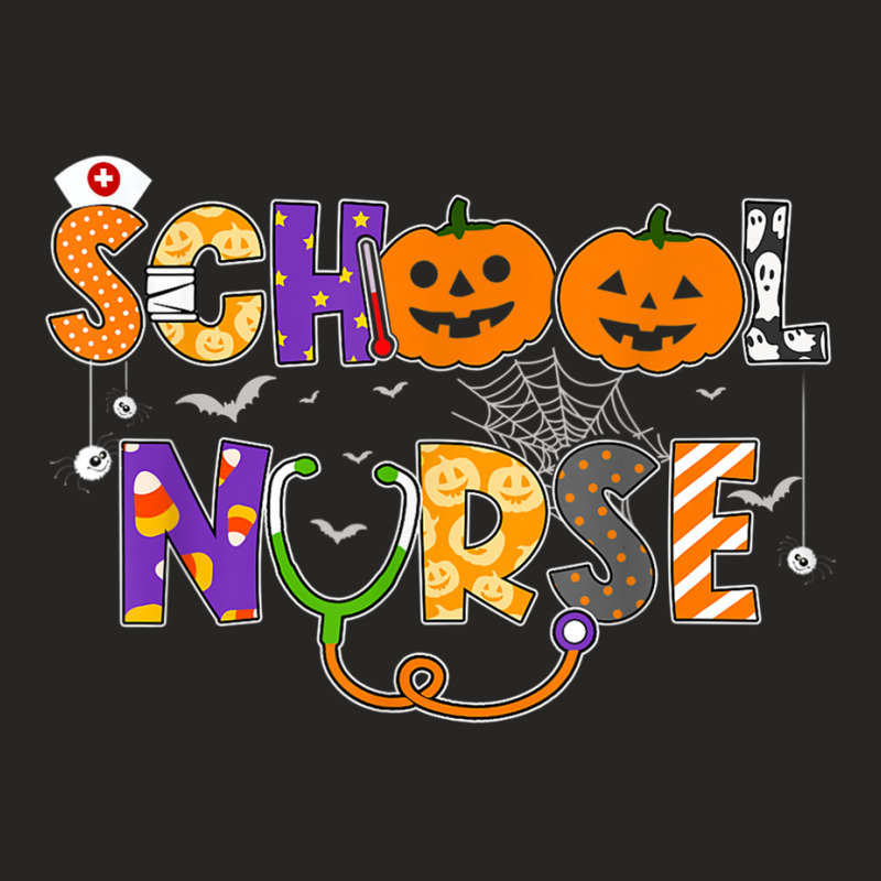 School Nurse Halloween Costume Registered Nurse Life Pumpkin Ladies Fitted T-shirt | Artistshot