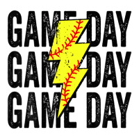 Vintage Game Day Softball Lightning Bolt Funny Team Sport Youth Sweatshirt | Artistshot