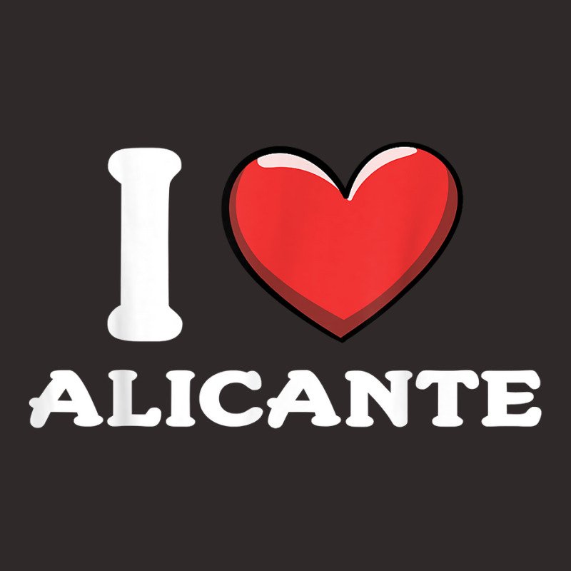 I Love Alicante Spain T Shirt Racerback Tank by nilda1pr4klauer | Artistshot