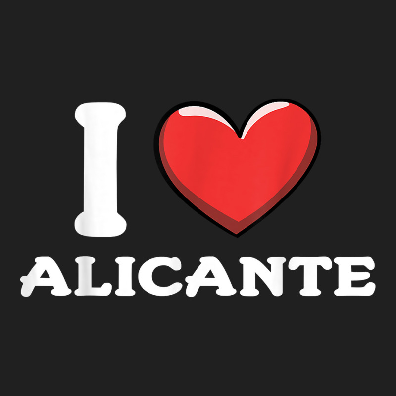 I Love Alicante Spain T Shirt Ladies Polo Shirt by nilda1pr4klauer | Artistshot