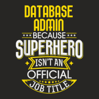 Database Administrator Idea Superhero Job Db Admin Ladies Fitted T-shirt | Artistshot