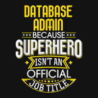 Database Administrator Idea Superhero Job Db Admin Scorecard Crop Tee | Artistshot