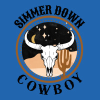 Simmer Down Cowboy Western Style Gift   Music Travel Pocket T-shirt | Artistshot