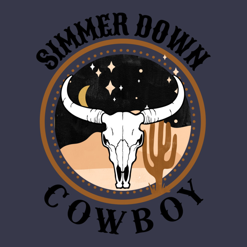 Simmer Down Cowboy Western Style Gift   Music Travel Long Sleeve Shirts | Artistshot