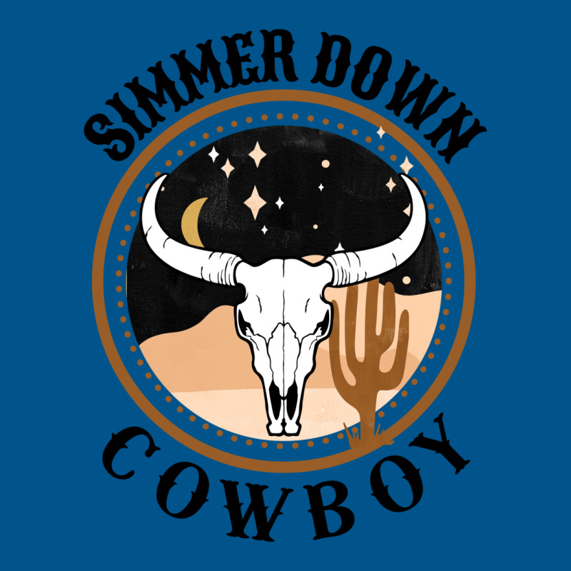 Simmer Down Cowboy Western Style Gift   Music Travel Classic T-shirt | Artistshot