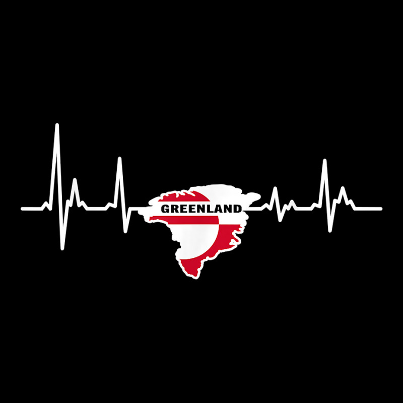 Heart Beat Design Greenland Flag Apparel T Shirt Adjustable Cap | Artistshot