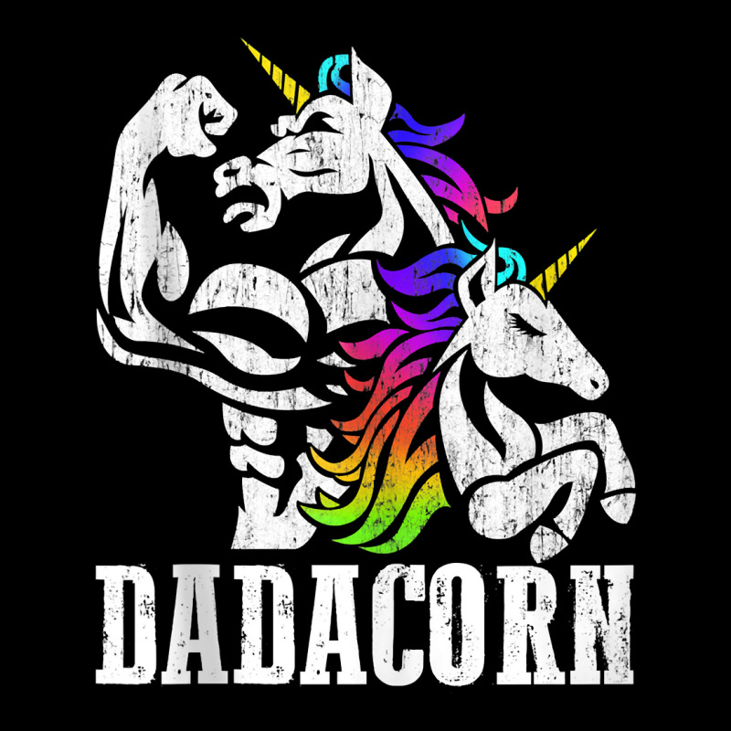 Manly Unicorn Muscle Dad And Daughter   Dadacorn Fathers Day Tank Top Adjustable Cap | Artistshot