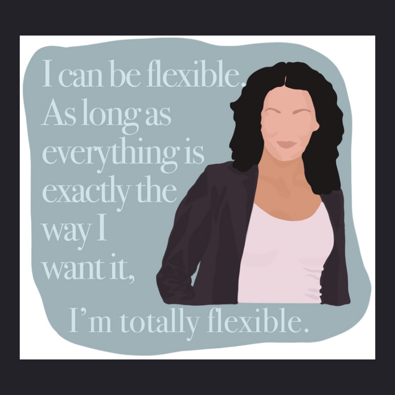 I Can Be Flexible Poster Aesthetic Unisex Sherpa-Lined Denim Jacket by tolkunassnr | Artistshot