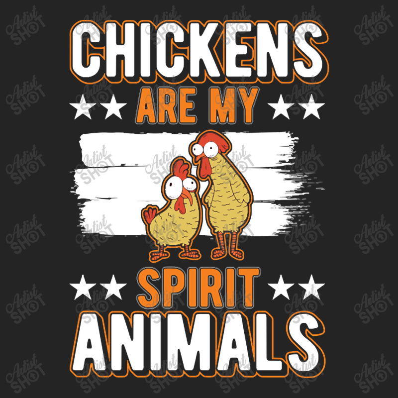 Limited Edition Chickens Spirit Animal Chicken-56wqo 3/4 Sleeve Shirt by webberkyla | Artistshot