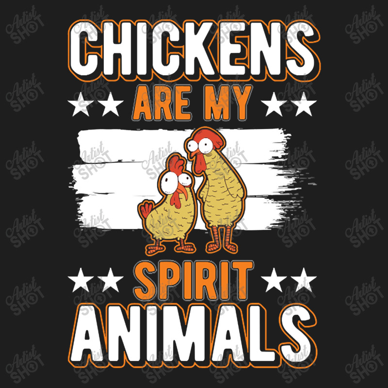 Limited Edition Chickens Spirit Animal Chicken-56wqo Classic T-shirt by webberkyla | Artistshot