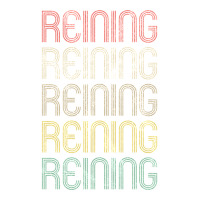 Retro Style Reining Design   Funny Yellow Sticker | Artistshot