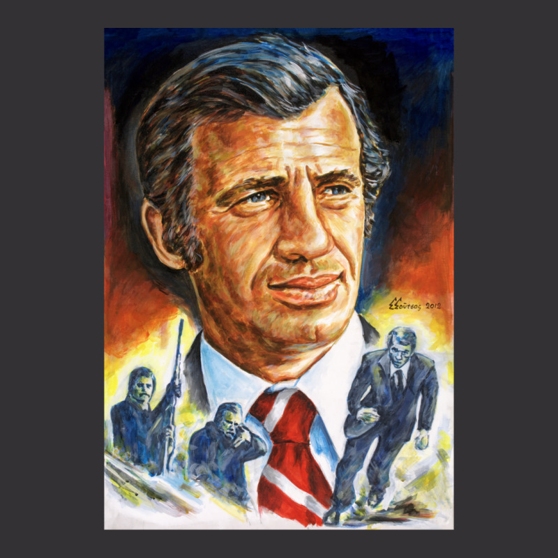 Jean Paul Belmondo Painting Portrait  T Stars Vintage Short | Artistshot