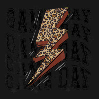 Game Day Football Leopard Lightning Bolt Football Lover Flannel Shirt | Artistshot