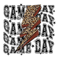 Game Day Football Leopard Lightning Bolt Football Lover 3/4 Sleeve Shirt | Artistshot