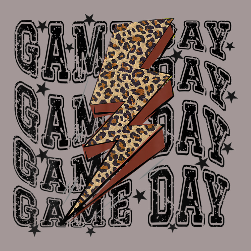 Game Day Football Leopard Lightning Bolt Football Lover Vintage Hoodie by sromydivlevn | Artistshot