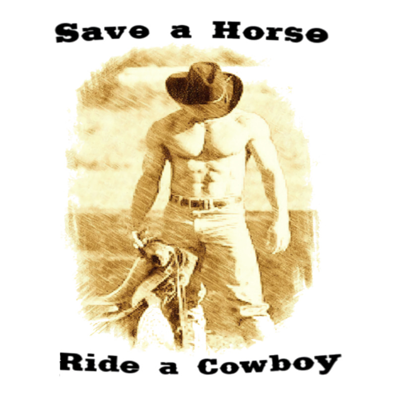 Save A Horse Ride A Cowboy Cowboy Tshirts Cowboy Gifts   Humor Hippie 3/4 Sleeve Shirt | Artistshot