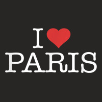 I Love Paris T Shirt Ladies Fitted T-shirt | Artistshot