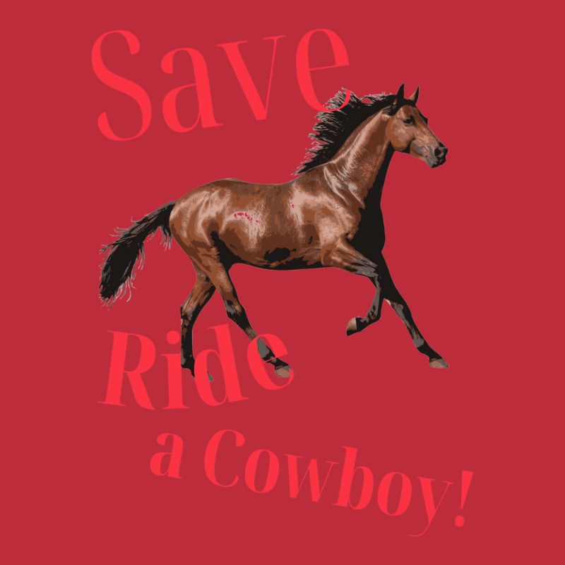 Save A Horse Ride A Cowboy   Gift Blue Pocket T-Shirt by alheklupsm | Artistshot