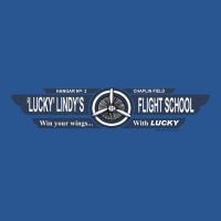 Lucky Lindys Flight School  T Red T-shirt | Artistshot