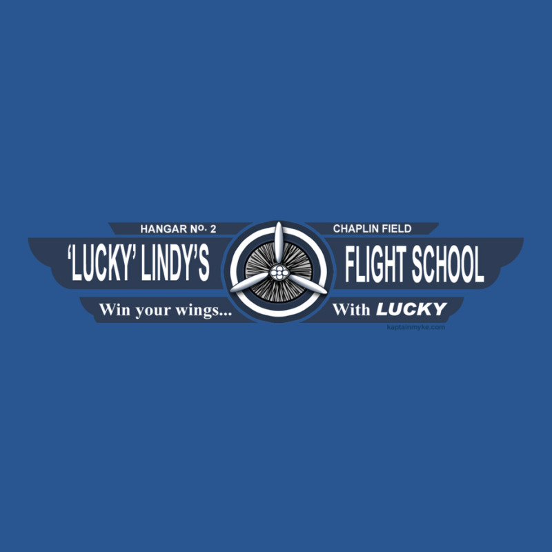 Lucky Lindys Flight School  T Red T-shirt | Artistshot