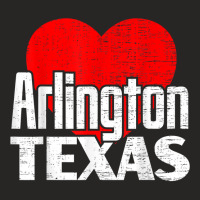 I Love Arlington Texas Retro Big Heart Arlington Vacation T Shirt Ladies Fitted T-shirt | Artistshot