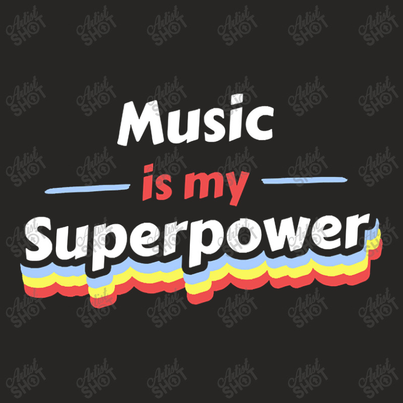 Trending Music Is My Superpower Ladies Fitted T-Shirt by Rios Arevalo | Artistshot