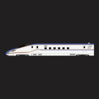 Shinkansen E7 Series Side View T-shirt | Artistshot