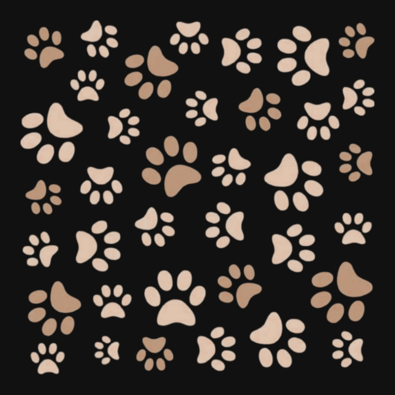 Seamless Light Brown Colored Paw Design 1 Graphic T-shirt by JudithPlagmann | Artistshot