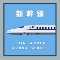 Shinkansen N700a Series Side View Framed Unisex Sherpa-lined Denim Jacket | Artistshot