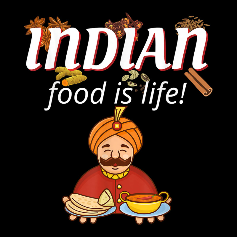 Indian Food Is Life Funny Food Saying Samosa Biryani T Shirt Adjustable Cap by jessamynb4pru | Artistshot