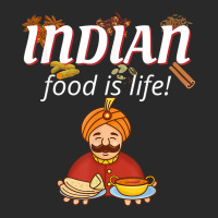 Indian Food Is Life Funny Food Saying Samosa Biryani T Shirt Printed Hat | Artistshot