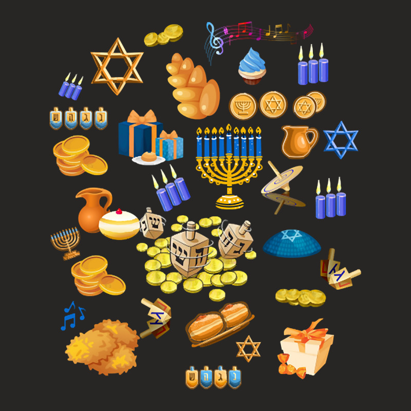 Limited Edition Hanukkah Chanukah Outfit Ladies Fitted T-Shirt by Milne Charlton | Artistshot