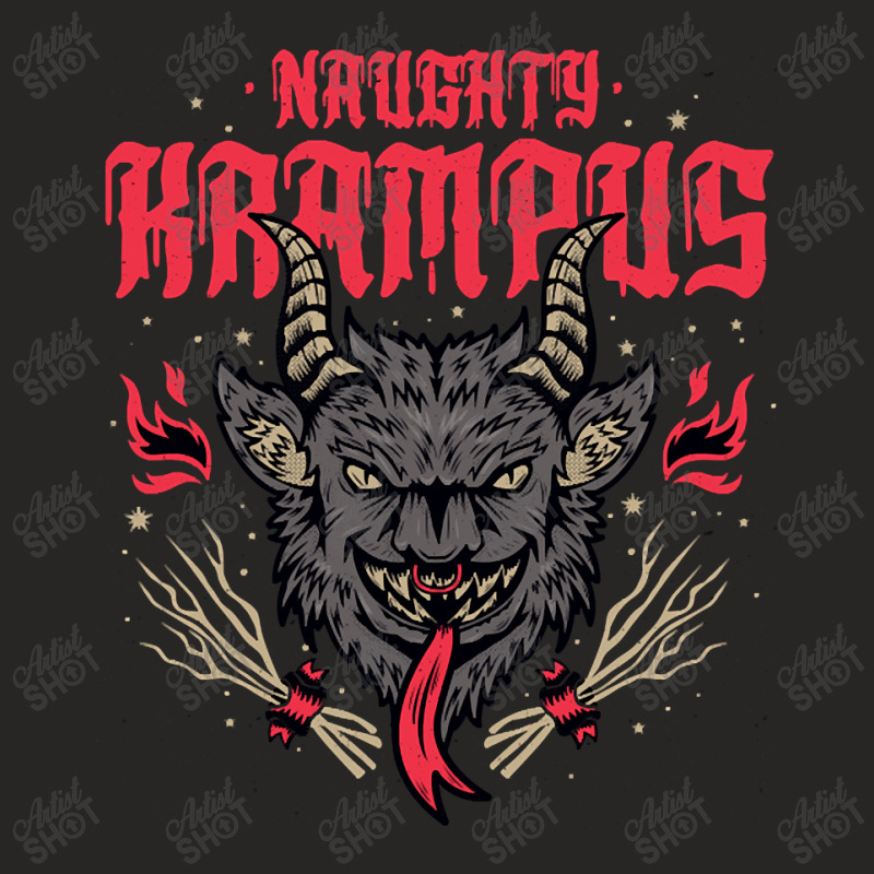 Hot Trend Naughty Krampus Ladies Fitted T-Shirt by Rios Arevalo | Artistshot