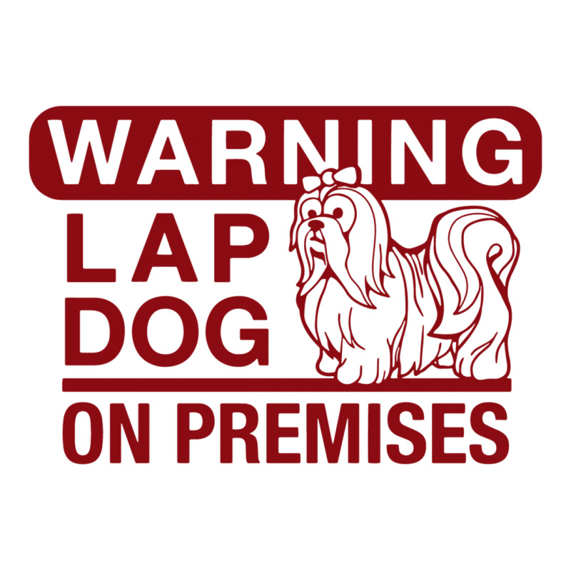 Lap Dog Warning Sticker | Artistshot