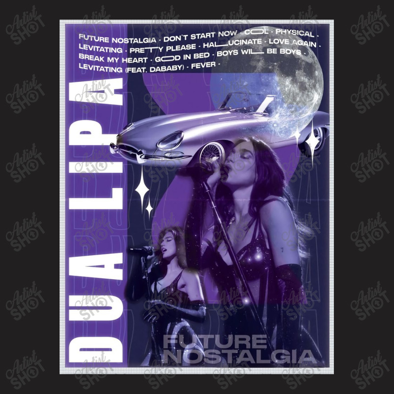 Dua Lipa Future Nostalgia Album T-Shirt by clevemoren | Artistshot