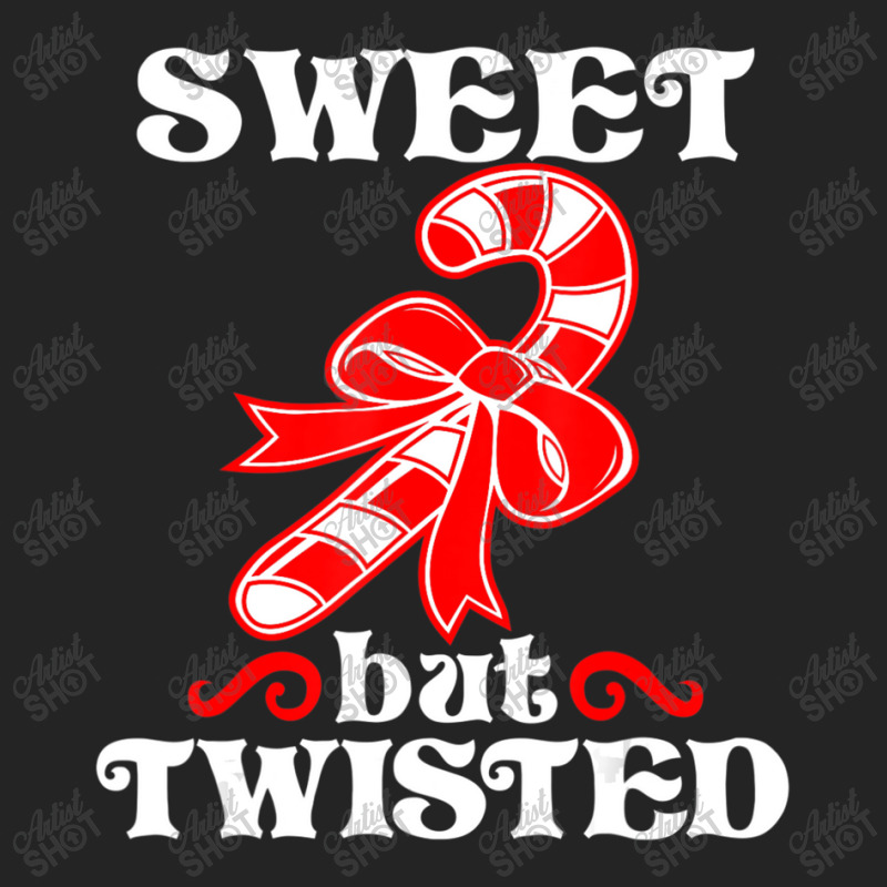 Candy Cane Sweet But Twisted Christmas 3/4 Sleeve Shirt | Artistshot