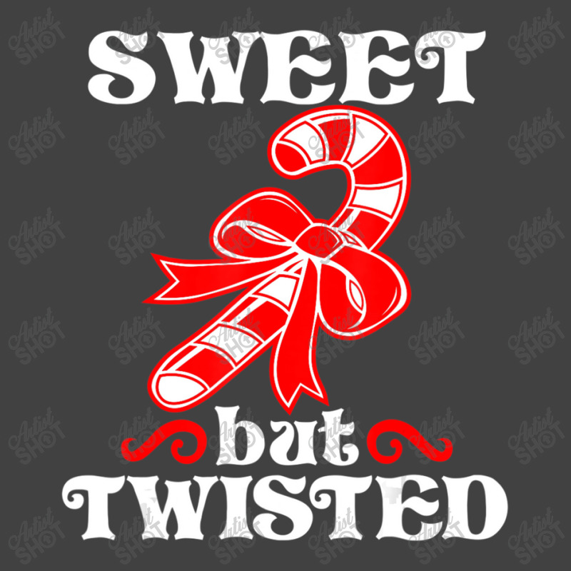 Candy Cane Sweet But Twisted Christmas Vintage T-shirt | Artistshot