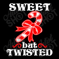 Candy Cane Sweet But Twisted Christmas Fleece Short | Artistshot