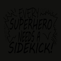 Every Superhero Needs A Sidekick Scorecard Crop Tee | Artistshot