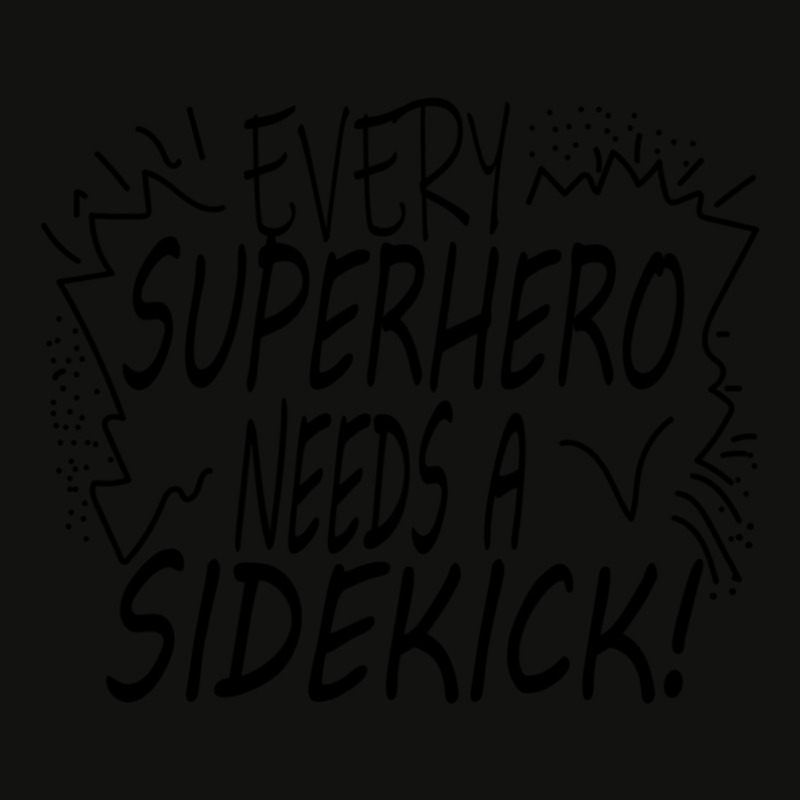 Every Superhero Needs A Sidekick Scorecard Crop Tee by AcostaLopezJuan | Artistshot