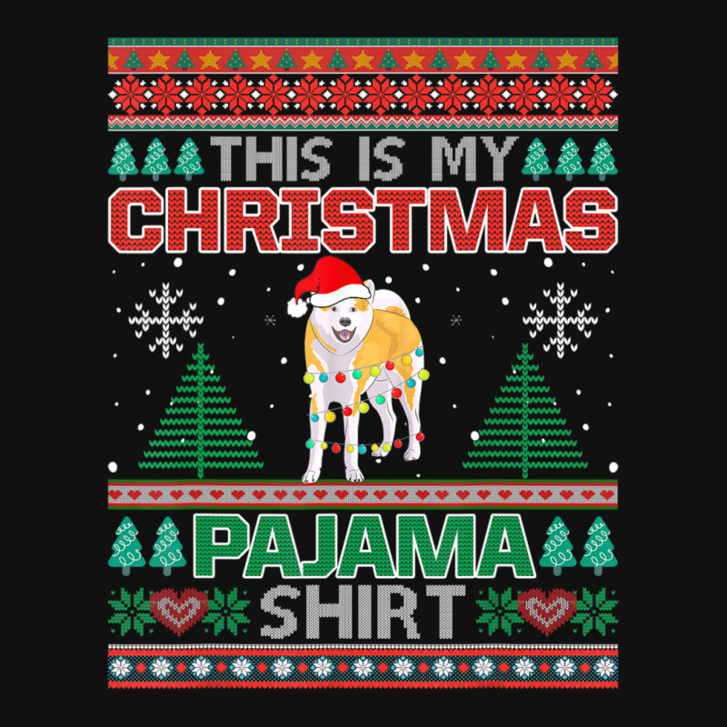 Trending This Is My Akita Inu Christmas Pajama Ugly Sweater Xmas Baby Beanies by hongquangd | Artistshot