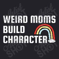 Weird Mom Build Character Rainbow Mothers Day Unisex Sherpa-lined Denim Jacket | Artistshot