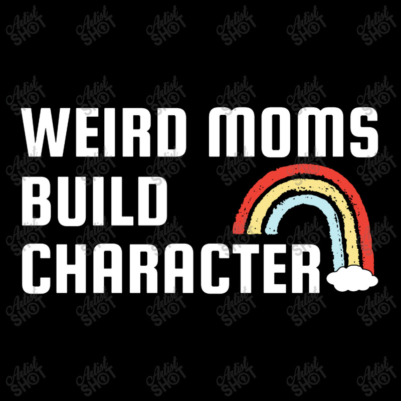 Weird Mom Build Character Rainbow Mothers Day V-neck Tee | Artistshot
