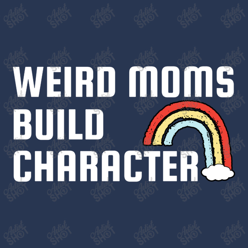 Weird Mom Build Character Rainbow Mothers Day Men Denim Jacket | Artistshot