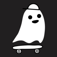 Skateboarding Ghost Cute Spooky Skating T-shirt | Artistshot