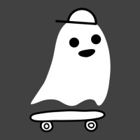 Skateboarding Ghost Cute Spooky Skating Vintage T-shirt | Artistshot